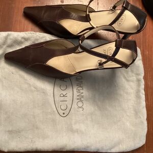 Joan and David Circa brown heels
